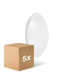 Monipakkaus 5x Ledvance Surface Pyöreä 250 Valkoinen 13W 920lm - 830 Lämmin Valkoinen | Sensori - IP44 - Korvaa 2x13W