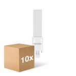 Monipakkaus 10x Noxion Lucent PL-S LED 2.8W - 830 Lämmin Valkoinen | 2-Nastaa - Korvaa 5W