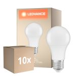 Monipakkaus 10x Ledvance Classic LED E27 Päärynä Matta 8.8W 806lm - 827 Erittäin Lämmin Valkoinen | Päivänvalo Valkoinen Sensor - Korvaa 60W