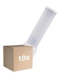 Monipakkaus 10x Osram Dulux-D LED 5W 600lm - 840 Kylmä Valkoinen | 2-Nastaa - Korvaa 10W