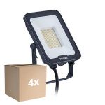 Monipakkaus 4x Philips LED Valonheitin Ledinaire BVP167 30W 3600lm 110D - 830-840-865 CCT | IP65 - Symmetrinen
