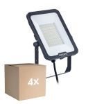 Monipakkaus 4x Philips LED Valonheitin Ledinaire BVP167 70W 8400lm 110D - 830-840-865 CCT | IP65 - Symmetrinen