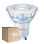 Monipakkaus 10x Philips MASTER Value LED Kohdevalaisin GU10 PAR16 5.5W 575lm 36D - 922-927 Dim To Warm | Paras Värintoisto - Himmennettävä - Korvaa 80W