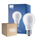 Monipakkaus 10x Philips Classic LED Lamppu E27 Päärynä Matta 4.5W 470lm - 827 Erittäin Lämmin Valkoinen | Korvaa 40W