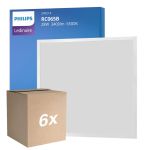 Monipakkaus 6x Philips LED Paneeli Ledinaire RC065B 28W 3400lm - 865 Päivänvalo Valkoinen | 60x60cm - UGR <22