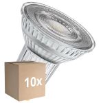 Monipakkaus 10x Ledvance LED Kohdevalaisin GU10 PAR16 6.1W 575lm 60D - 930 Lämmin Valkoinen | Paras Värintoisto - Himmennettävä - Korvaa 80W