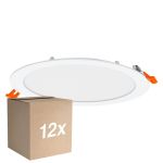Monipakkaus 12x Osram LED Alasvalo Recess Slim Valkoinen 22W 2000lm 110D - 830 Lämmin Valkoinen | Odetnij 200mm - IP20