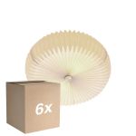 Monipakkaus 6x Nordlux Belloy Seinä ja Kattovalo 40 Paperi/Teräs Valkoinen | Sopii 1x E27