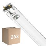 Monipakkaus 25x Philips T8 UV - C 17W - Ultravioletti | 60cm