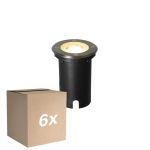Monipakkaus 6x Nordlux Andor Maavalaisin Metalli- Pyöreä | Sopii 1x GU10
