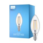 Philips Corepro LED Kynttilä E14 Filament Kirkas 4.3W 470lm - 827 Erittäin Lämmin Valkoinen | Korvaa 40W