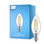 Philips Corepro LED Kynttilä E14 Filament Kirkas 6.5W 806lm - 827 Erittäin Lämmin Valkoinen | Korvaa 60W