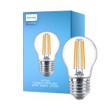 Philips Corepro LED Lustre E27 Pallo Filament Kirkas 6.5W 806lm - 827 Erittäin Lämmin Valkoinen | Korvaa 60W