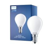 Philips Master Value LED Lustre E14 Pallo Matta 3.4W 470lm - 927 Erittäin Lämmin Valkoinen | Paras Värintoisto - Himmennettävä - Korvaa 40W