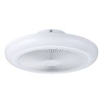 Eglo Kattotuuletin Sayulita 1 ABS Valkoinen 25.3W 820lm - 827-865 Säädettävä Valkoinen + RGB | Himmennettävä