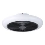 Eglo Kattotuuletin Sayulita 1 ABS Valkoinen, Musta 25.3W 820lm - 827-865 Säädettävä Valkoinen + RGB | Himmennettävä