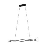 Eglo Riippuvalaisin Lasana 3 Teräs Aluminium Musta 11W 1500lm - 830 Lämmin Valkoinen | IP20