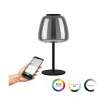 Eglo Pöytävalaisin Alfero-Z Teräs Musta 7.7W 1000lm - 827-865 Säädettävä Valkoinen + RGB | IP20 - Zigbee Himmennettävä