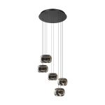 Eglo Riippuvalaisin Hortunas Teräs Musta 5.8W 690lm - 830 Lämmin Valkoinen | IP20 - Himmennettävä 
