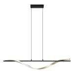 Eglo Riippuvalaisin Conaprato Teräs Brushed Messinki, Musta 20W 2500lm - 827-840-865 CCT | Himmennettävä