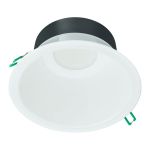 Philips LED Alasvalo Coreline DN142B Aluminium Valkoinen 19.2W 2350lm 60D - 830 Lämmin Valkoinen | Odetnij 200mm - IP54 - Himmennettävä - Valkoinen Heijastin