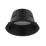 Noxion LED Alasvalo Hera Syvä Upotettu Musta 21W 2400lm 100D - 827-830-840 CCT | 226mm - Odetnij 200mm