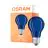 Osram LED Star Classic Decor E27 Päärynä Filament Matta 2.5W 10lm - Blue | Korvaa 4W