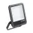 Ledvance LED Valonheitin Aluminium Musta 100W 14000lm 100D - 830 Lämmin Valkoinen | IP66 - Symmetrinen