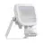 Ledvance LED Valonheitin Aluminium Valkoinen 8W 1200lm 100D - 840 Kylmä Valkoinen | IP65 - Liike- Ja Valotunnistin - Symmetrinen