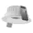 Ledvance LED Kohdevalaisin Adjust Aluminium Valkoinen 8W 680lm 36D - 930 Lämmin Valkoinen | Odetnij 83mm - IP20 - Paras Värintoisto - Himmennettävä