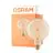 Osram Smart+ Mattamustaer E27 Globe Filament Kulta 6W 680lm - 824 Erittäin Lämmin Valkoinen | Himmennettävä - Via Smart Device Only - Korvaa 60W