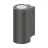 Ledvance Seinävalaisin Urban Vario Aluminium Harmaa Up & Down 29W 2900lm - 830-840 CCT | IP65 