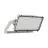 Ledvance LED Valonheitin Max Aluminium Harmaa 600W 77600lm 65x120D - 730 Lämmin Valkoinen | IP66 - Epäsymmetrinen