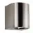Nordlux Canto 2 Seinävalaisin Ruostumaton Teräs Up & Down - 10.6W 500lm - 830 Lämmin Valkoinen | IP44