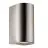 Nordlux Canto Maxi 2 Seinävalaisin Ruostumaton Teräs Up & Down | IP44 - Sopii 2x GU10