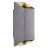 Nordlux Nico Seinävalaisin Aluminium Antrasiitti Up & Down | IP54 - Sopii 2x GU10