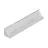 Topmet LED Profiili CABI12 E slide - 1m - Complete set - Aluminium raw alu.