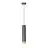 Emibig Riippuvalaisin Kibo Teräs Musta | Sopii 1x GU10 - Max 10W