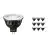 Monipakkaus 10x Philips Master LED Kohdevalaisin GU5.3 MR16 6.7W 420lm 36D - 927 Erittäin Lämmin Valkoinen | Paras Värintoisto - Himmennettävä - Korvaa 35W