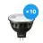 Monipakkaus 10x Philips Master LED Kohdevalaisin GU5.3 MR16 7.5W 500lm 24D - 930 Lämmin Valkoinen | Paras Värintoisto - Himmennettävä - Korvaa 50W