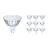 Monipakkaus 10x Philips Corepro LED Kohdevalaisin GU5.3 MR16 4.4W 345lm 36D - 827 Erittäin Lämmin Valkoinen | Korvaa 35W