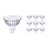 Monipakkaus 10x Philips Master LED Kohdevalaisin GU5.3 MR16 5.8W 345lm 36D - 922-927 Dim To Warm | Paras Värintoisto - Himmennettävä - Korvaa 35W