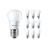 Monipakkaus 10x Philips Corepro LED Lustre E27 Pallo Matta 5W 470lm - 827 Erittäin Lämmin Valkoinen | Korvaa 40W