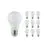 Monipakkaus 10x Noxion Lucent Classic LED E27 Päärynä Matta 8.5W 806lm - 830 Lämmin Valkoinen | Korvaa 60W