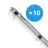 Monipakkaus 10x Noxion LED Loisteputkivalaisimet Vedenkestävä Poseidon V3.0 18-30W 2340-4200lm - 830-865 CCT | 120cm - Läpijohdotus (5x2.5mm2)
