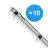 Monipakkaus 10x Noxion LED Loisteputkivalaisimet Vedenkestävä Poseidon V3.0 35-65W 4550-9100lm - 830-865 CCT | 150cm - Läpijohdotus (5x2.5mm2)