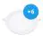 Monipakkaus 6x Bright Choice LED Alasvalo UltraSlim 24W 1950lm 110D - 840 Kylmä Valkoinen | 295mm - Odetnij 280mm