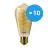 Monipakkaus 10x Philips MASTER Value LED Lamppu E27 Edison Filament Kulta 4W 250lm - 818 Erittäin Lämmin Valkoinen | Himmennettävä - Korvaa 25W