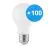 Monipakkaus 100x Bright Choice LED Lamppu E27 Päärynä Matta 4.9W 470lm - 830 Lämmin Valkoinen | Korvaa 40W