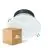 Monipakkaus 4x Philips LED Alasvalo Coreline DN142B Aluminium Valkoinen 19.2W 2300lm 60D - 830 Lämmin Valkoinen | Odetnij 200mm - IP20 - Valkoinen Heijastin